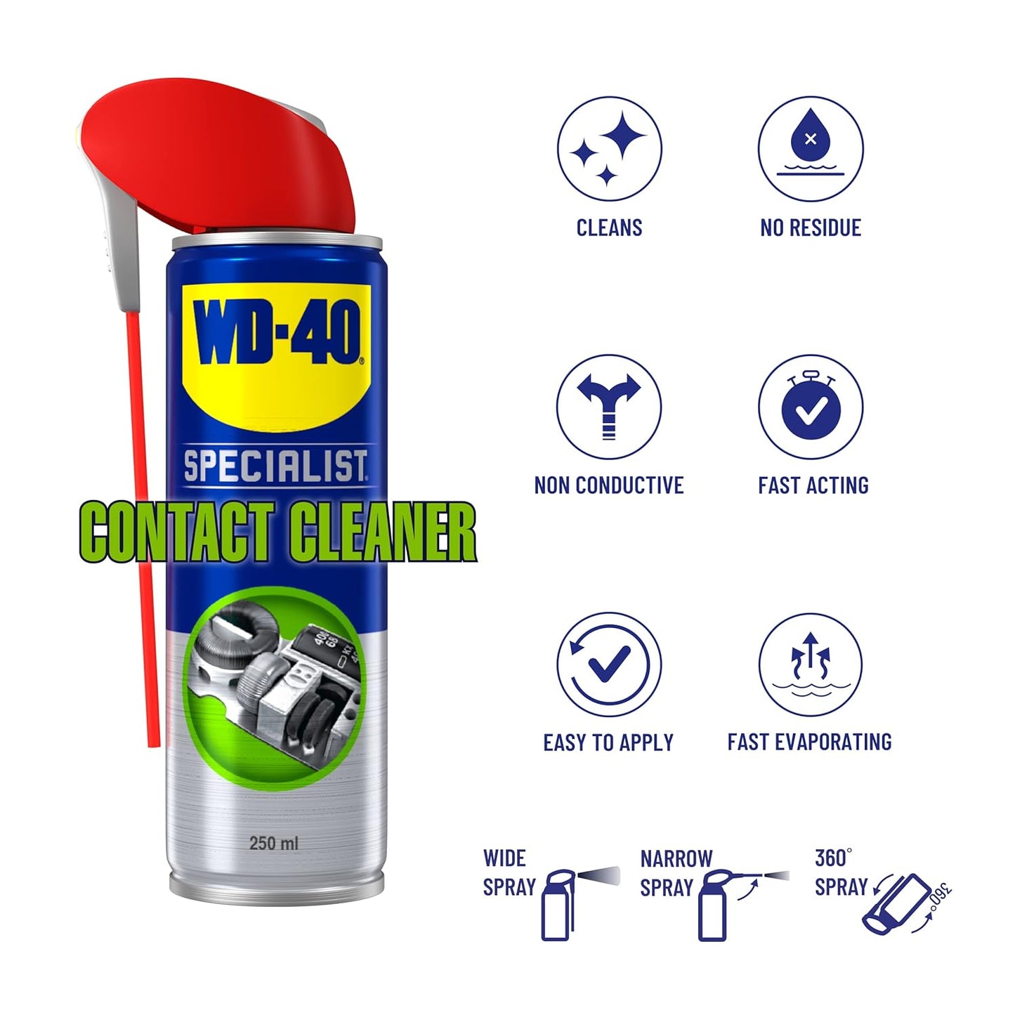 WD-40 Specialist Fast Drying Contact Cleaner - 250ML