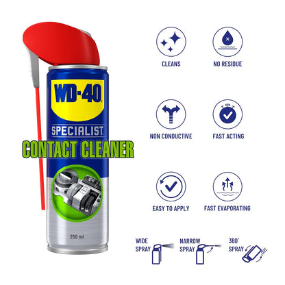 Nettoyant pour contacts à séchage rapide WD-40 Specialist 250 ml