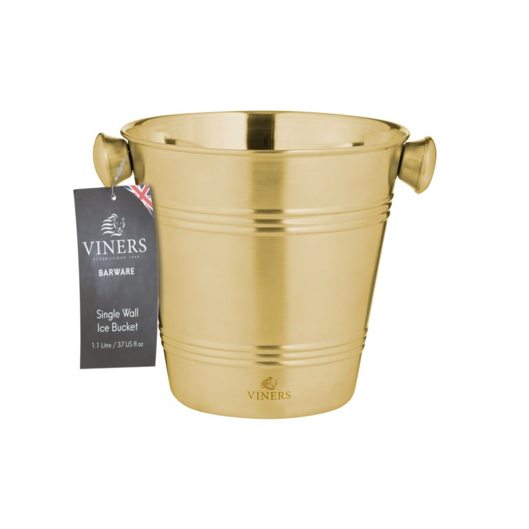 Viners Gold Ice Bucket