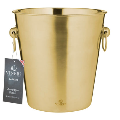 Viners Gold Champagne Bucket – 4L