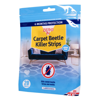 Zero In Carpet Beetle Killer Strips (20 Strips)