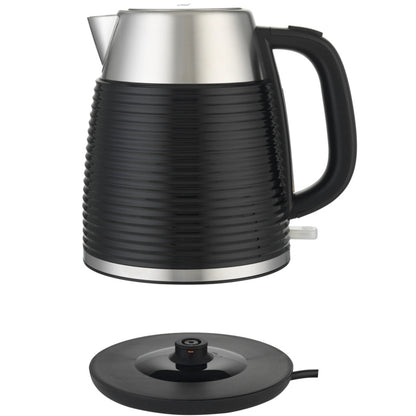 T4Tec Black & Stainless Steel Cordless Kettle