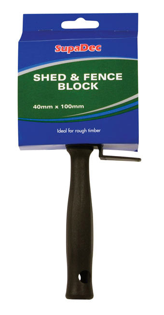 SupaDec Shed & Fence Block Brush (4"/100mm)
