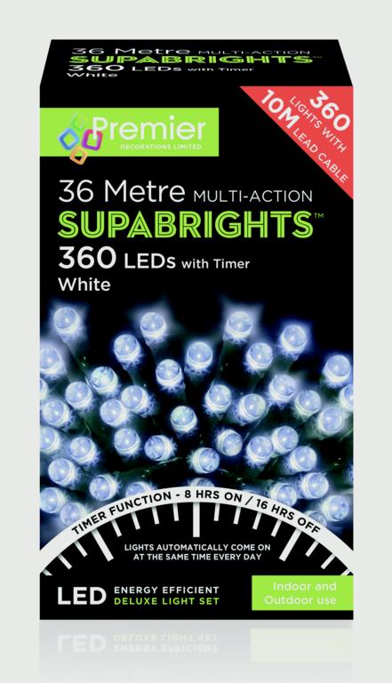 Premier 360 LED Multi Action Supabrights With Timer