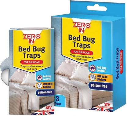 Zero In Bed Bug Traps – 3 Pack