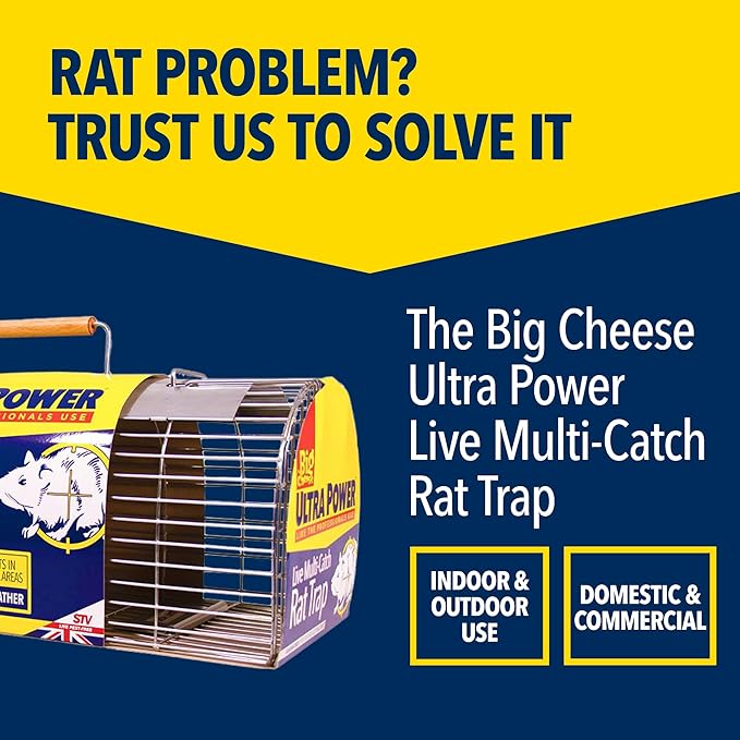 The Big Cheese Ultra Power Live Multi Catch Rat Trap