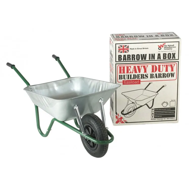 Walsall Wheelbarrow – Galvanised Builders Wheelbarrow 85L