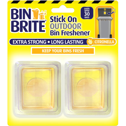 Bin Brite Citronella Stick On Freshener Large Pack 2