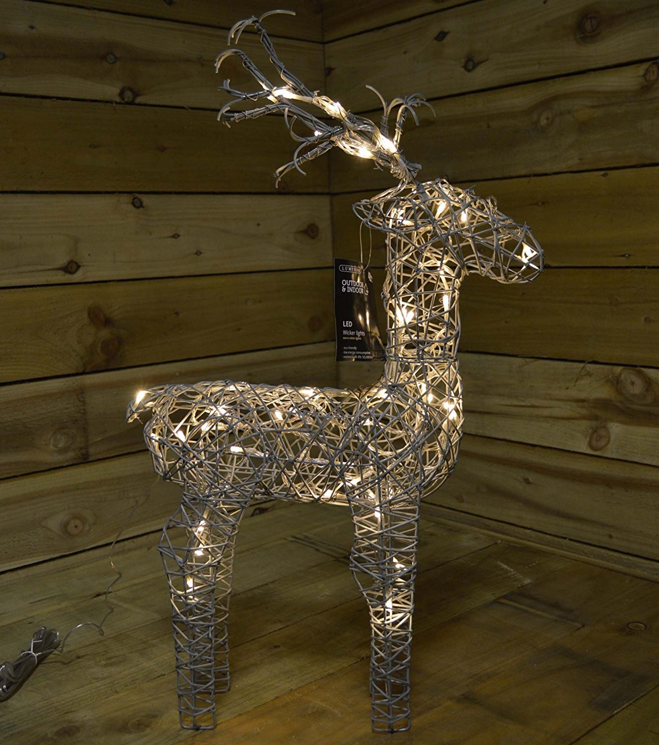 Lumineo Outdoor LED Wicker Deer