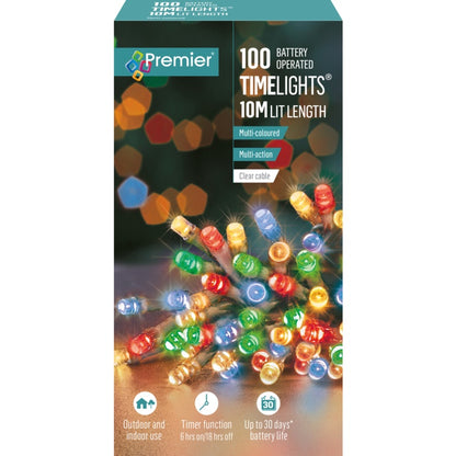 Premier 100 LED Multi Action Battery Operated TIMELIGHTS™