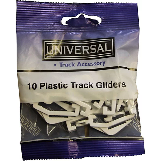 Universal Curtain Track Gliders – 10 Pack