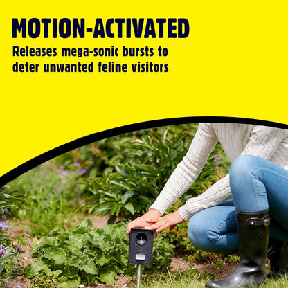 The Big Cheese Mega-Sonic - Solar Cat Repeller