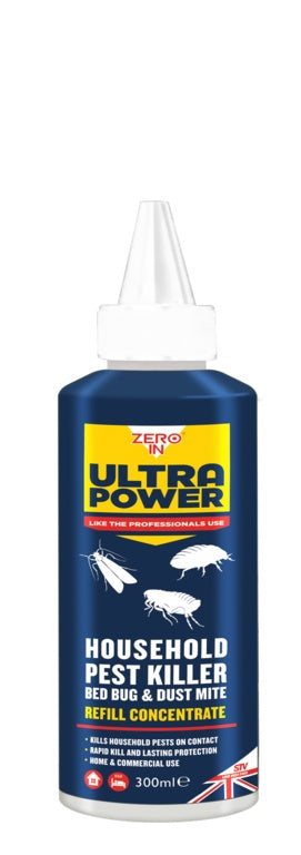 Zero In Household Pest Killer Concentrate 300ML Refill