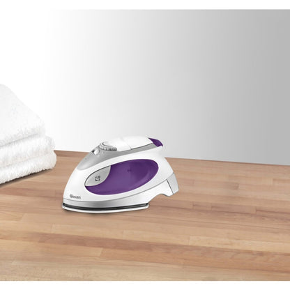 Swan Travel Iron With Pouch Purple