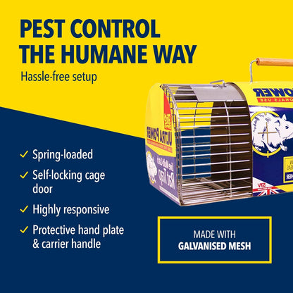 The Big Cheese Ultra Power Live Multi Catch Rat Trap