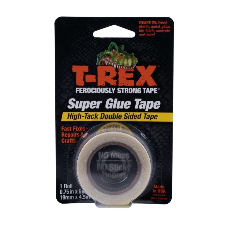 T-Rex Super Glue Clear Tape - 4.5m x 19mm
