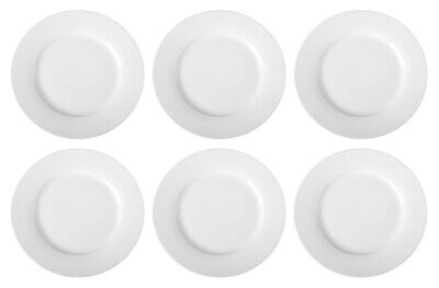 Basiks White Porcelain Dinner Plate 10.5"