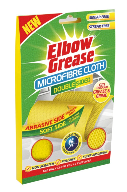 Elbow Grease Dual Sided Microfibre Cloth (Single)