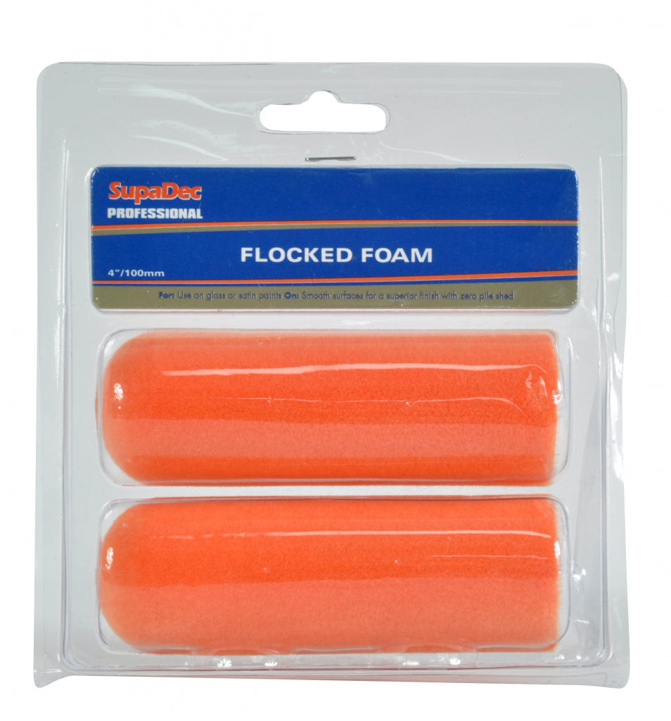 SupaDec Flocked Foam Rollers (2 Piece)