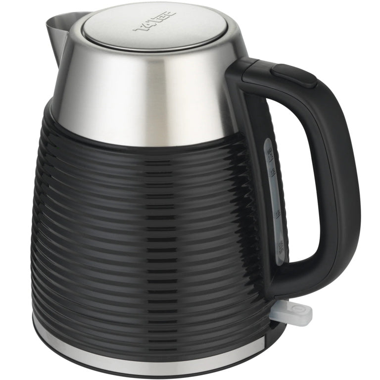 T4Tec Black & Stainless Steel Cordless Kettle