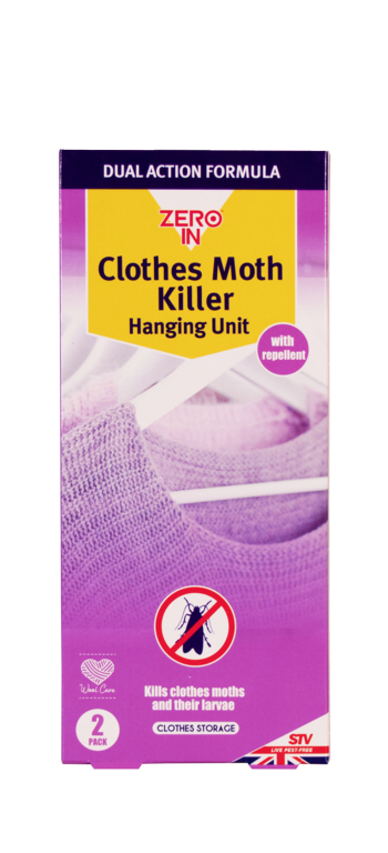 Zero In Moth Killer Hanging Unit - Twin Pack