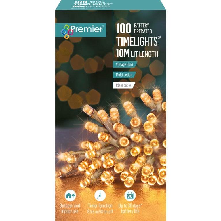 Premier 100 LED Multi Action Battery Operated TIMELIGHTS™