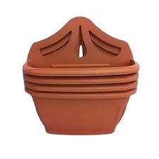 Whitefurze 56446 31cm Venetian Wall Planter Terracotta