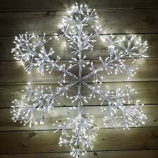 Premier White Starburst Snowflake 660 LEDs