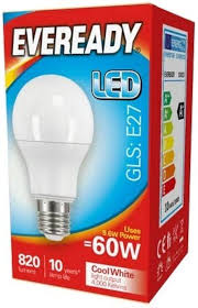 Eveready LED GLS ES E27 Pack 6