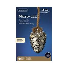 Lumineo Micro LED Pinecone Rope