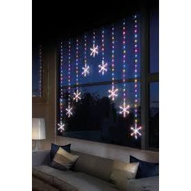 Premier Snowflake V Curtain 1.2m