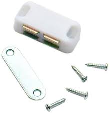 Securpak Magnetic Catch White 30mm