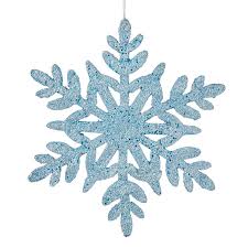 Premier Navy Glitter Snowflake