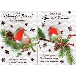 Tallon Robin Slim Christmas Cards