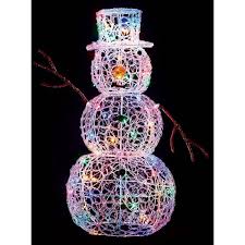 Premier Multi Action Lit Snowman 90cm