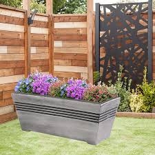 Sankey Milano Trough Pewter