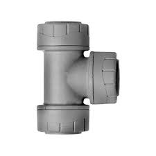 Polyplumb 15mm Equal Tee Grey PPM215