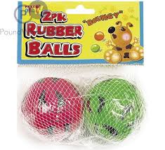Pets at Play Rubber Balls 2 Pack