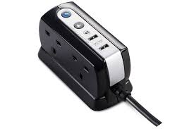 Masterplug USB Plug In 4 Gang Socket