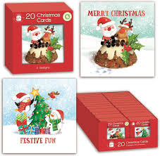 Gift Maker Square Traditional Santa Cards