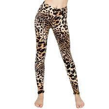 RJM Ladies Animal Print Velvet Plush Thermal Leggings