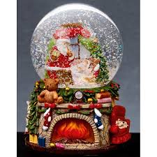 Premier Santa On Tree Waterglobe