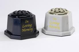 Oasis In Loving Memory Plastic Marble Effect