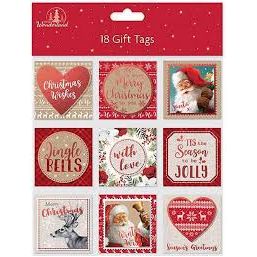 Tallon Traditional Christmas Gift Tags