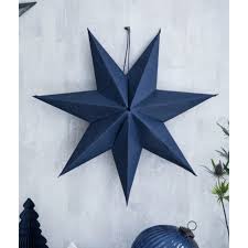 Premier Navy Star Hanging Decoration