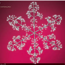 Lumineo 480 LED Metal Frame Light Snowflake