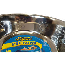 Munch & Crunch Metal Pet Bowl