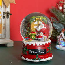 Premier Santa On Tree Waterglobe