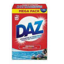 Daz Powder Laundry Detergent Wht/Col P/Exp 120wsh