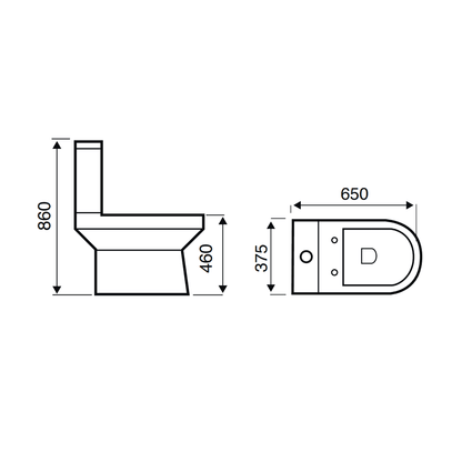 Bijoux C/C Comfort Height Pan